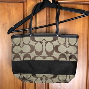 Coach Purse 10” x 9 1/2”x 3 1/2”